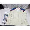 Image 1 : Vintage adult Olympic shirt, sz L & 2010 Vancouver Olympics lanyards