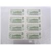 Image 2 : 8 Canadian 1973 One Dollar Bills Starting with BC