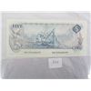 Image 2 : Canadian 5.00 Bill Crow and Bouey Uncirculated