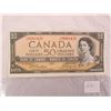 Image 1 : Canadian 50.00 Bill 1954 Beattie and Coyne Excellent