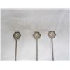 Image 2 : 3 Antique Oriental Sterling Silver Spoons