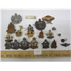 Image 1 : Large Lot of Canadian World War 2 Cap Badges Ect.