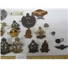 Image 3 : Large Lot of Canadian World War 2 Cap Badges Ect.