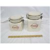 Image 1 : 2 Vintage Coca-Cola Cannisters