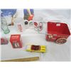 Image 3 : Lot of 9 Coca-Cola Items Bank ,Mugs, Cars, Calendar Ect.