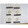 Image 3 : 7 Collectors Canadian Silver Dimes 1953-1959