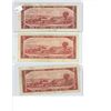 Image 2 : three 1954 2 dollar notes - 2 replacement