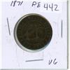 Image 1 : 1871 PEI one cent