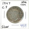 Image 1 : 1947 Canadian silver 50 cent coin