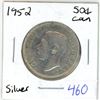 Image 1 : 1952 Canadian silver 50 cent coin