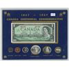 Image 1 : 1867-1967 Canadian centennial set - includes silver coins