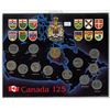 Image 1 : 1992 Canadian 125th anniversary quarter and loonie set