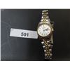 Image 1 : VINTAGE LADIES SEIKO 17 J AUTO DAY/DATE @3, RUNS