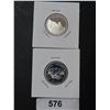 Image 1 : 576 2 1992 CDN SILVER PROOF QUARTERS BC, ALBERTA