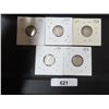 Image 2 : 621 5 CDN SILVER DIMES 1913,19,29,2-36 VG-F