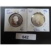 Image 2 : 642 2 CDN SILVER PROOF 50 CENTS 1996,97