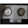 Image 1 : 644 2 CDN SILVER PROOF 50 CENTS 1952-2002, 2005