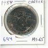 Image 1 : 1534 – 1984 Jacques Cartier Nickel Dollar. 450th Anniversary of Jacques Cartier’s 