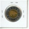 Image 2 : 1996 German Planchet $2 Toonie. This planchet was made in Germany and differs from the Canadian plan