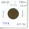 Image 1 : Newfoundland. 1941c Cent. C = Minted in Ottawa because of World War II. EF-40. Nice.