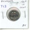 Image 1 : Ecuador. 1968 10 Centavos. BU.