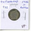 Image 1 : Switzerland. 1926 10 Rappen. VF.