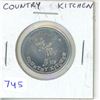 Image 1 : Country Kitchen Token. Country Boy/Country Girl. BU.