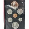 Image 2 : 1976 Double Dollar Specimen Set. The Silver Dollar commemorates the Library of Parliament. Housed in