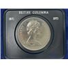 Image 2 : 1971 Specimen Nickel Dollar. Commemorates the 100th Anniversary of British Columbia joining Canada. 