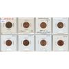 Lot of 8 U.S. Cents, all Brilliant Uncirculated. Dates include 1958D, 1968D, 1997D, 2004P, 2006D, 20