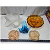 Image 1 : 5 Decorative glass bowls/serving dishes