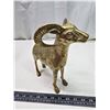 Image 3 : Large brass ram - 10"H x 9"W