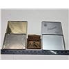 Image 2 : 2 Vintage flat cigarette tins (Player's & Caporal) & Small wooden box w/ pen tips
