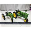 Image 2 : 2 John Deere die cast model tractors - 1 has missing wheel - ERTL