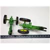 Image 4 : 2 John Deere die cast model tractors - 1 has missing wheel - ERTL