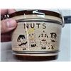 Image 5 : 3 Mid Century 1950's Barber shop quartet porcelain snack pails - Chips, Pretzels and Nuts