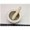 Image 2 : Solid marble mortar & pestle
