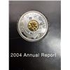 Image 3 : 2004 25 Cent Gold Plated Silver Poppy with RCM Annual Report