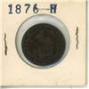 Image 1 : CANADIAN 1876 H LGE CENT  F