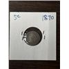 Image 1 : 1870 CDN SILVER 5 CENT G