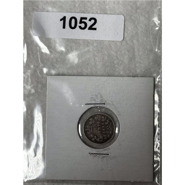 1888 CDN SILVER 5 CENT F