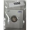 Image 1 : 1899 CDN SILVER 5 CENT XF SMALL DING ON RIM @ 11 O'CLOCK
