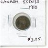 Image 1 : 1910 CDN SILVER 5 CENT F-VF