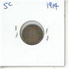 Image 1 : 1914 CDN SILVER 5 CENT VF-XF