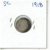 Image 1 : 1918 CDN SILVER 5 CENT VF-XF