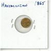 Image 1 : 1865 RS MEXICO GOLD Emperor MAXIMILLIANO  Wedding Token Unc