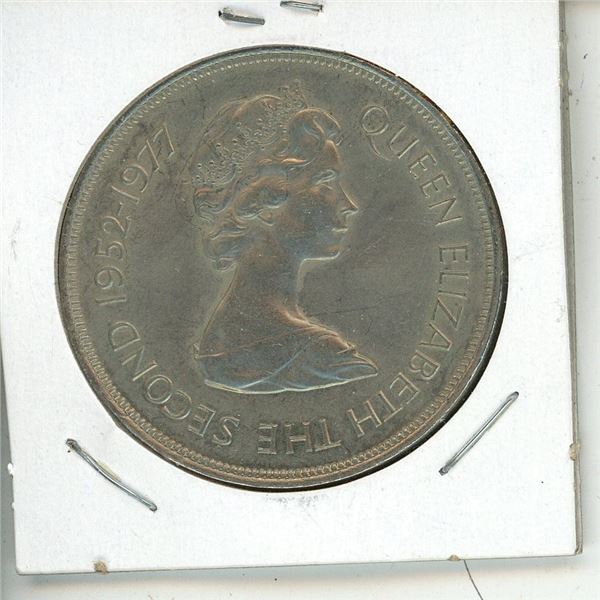 1977 - Bailiwick Of Jersey 25 Pence  Silver