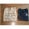 Image 1 : Shirt and T-Shirt   Shirt looks XL - XXL  Jordan label reads fits 13-15 yr olds