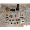 Image 1 : Lot of fun collectibles including pencil sharpener  old cranky cowboy bottle topper etc.