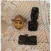 Image 2 : Lot of fun collectibles including pencil sharpener  old cranky cowboy bottle topper etc.